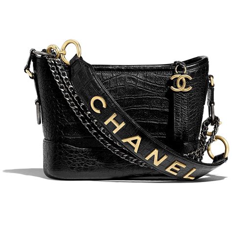 chanel gabrielle bag small black